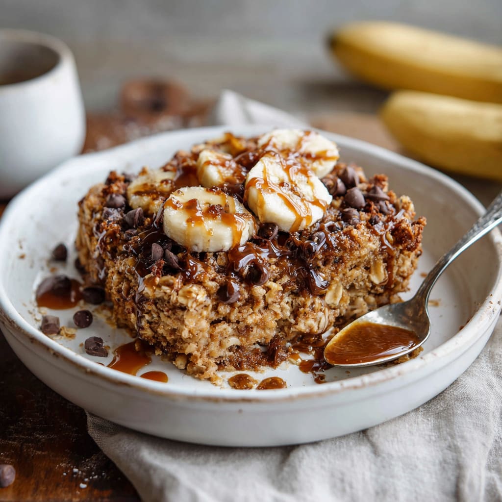 Chunky Monkey Baked Oatmeal: Use Up Overripe Bananas for Meal Prep